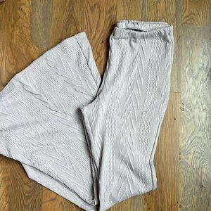 knit flare pant